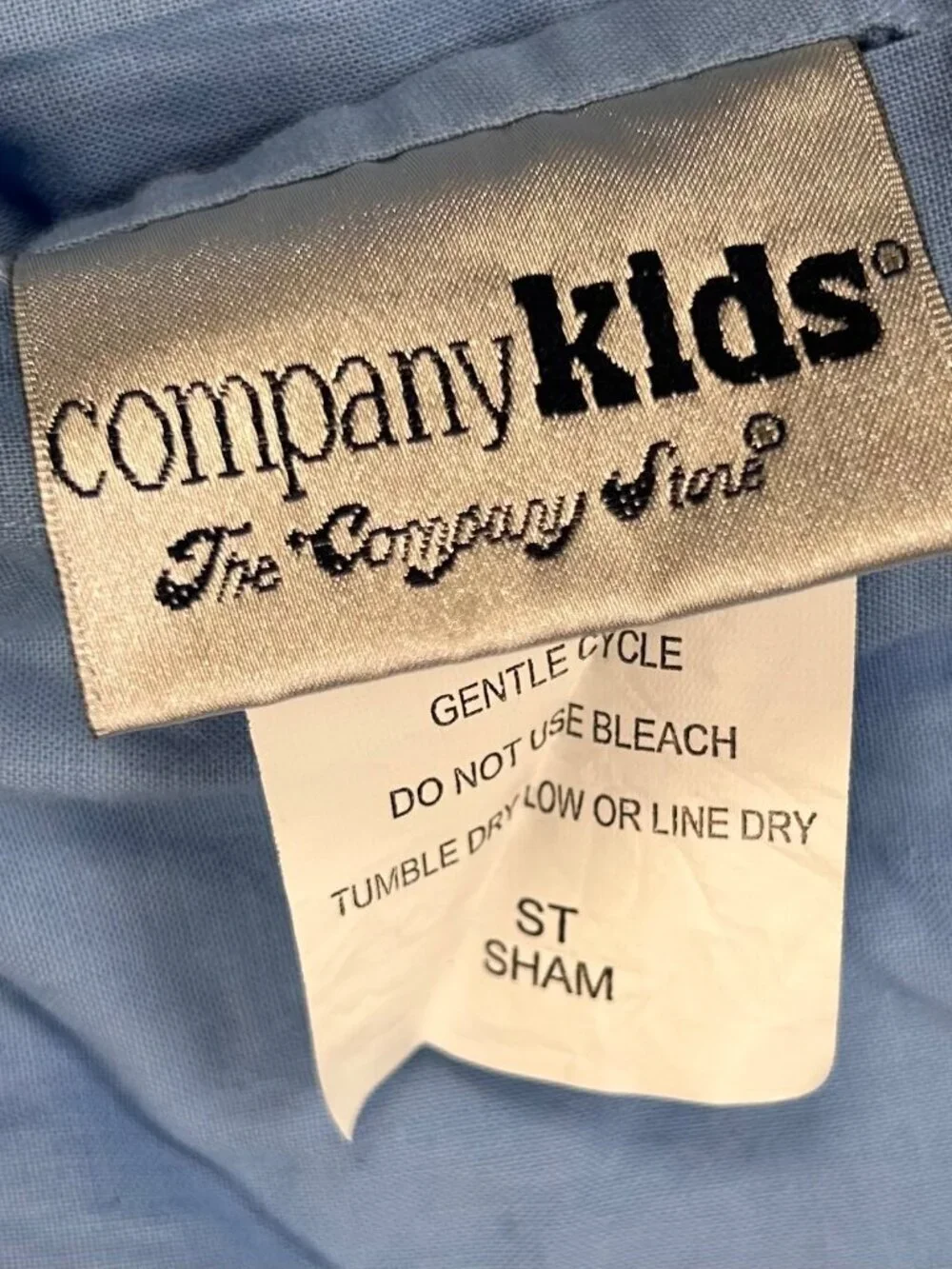 The Company Store Company Kids Set of 2 Pillow Shams Bedding Tractor Mixer Count